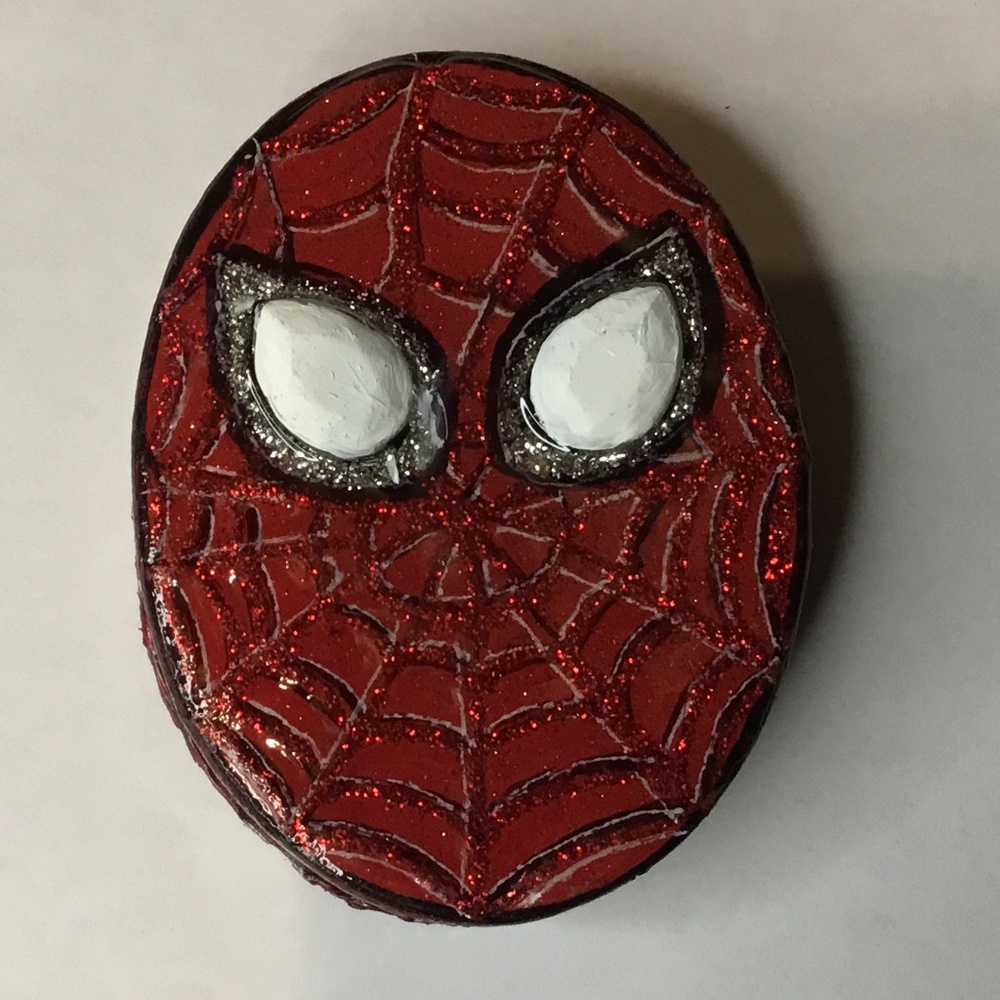 Handmade 3 Spider-Man Magnets - Picture 2 of 4
